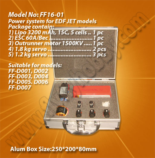 Power system for EDF JET models