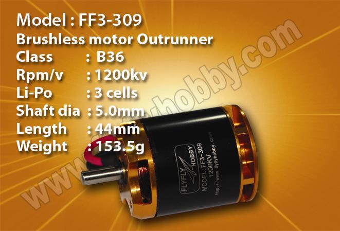 1200KV Brushless motor outrunner