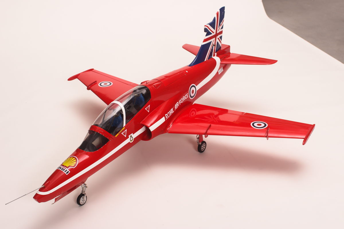 UK Flag Bae Hawk Wood+carbon wing/epoxy fuselage-PNP